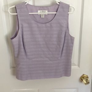 Casual Corner Purple Tank Top
